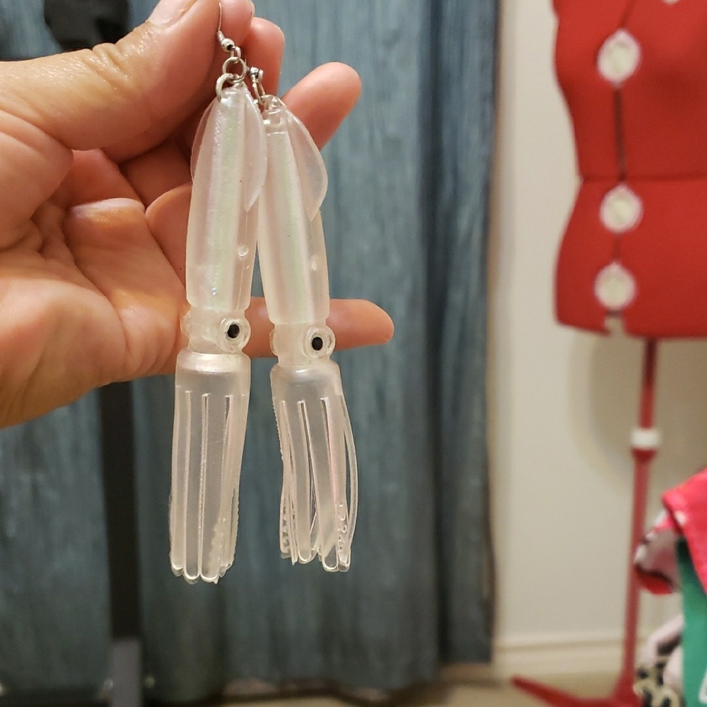 Unique Squid Earrings